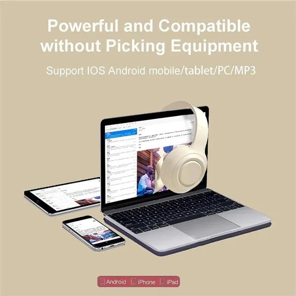 Hi-Res Wireless Bluetooth Over Ear Headphones