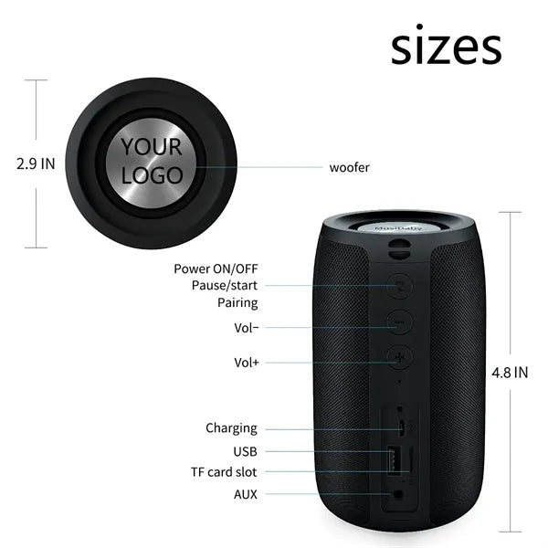 Wireless Speaker With Dual Pairing Function