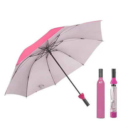 Wine Bottle Shaped Umbrella