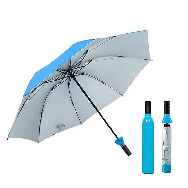 Wine Bottle Shaped Umbrella