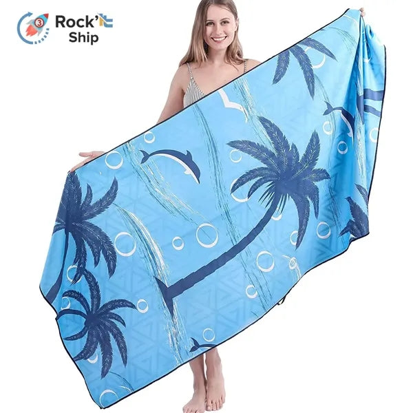 Rock'it 3-Day 30"x 60" Sublimated Sand Proof Beach Towel