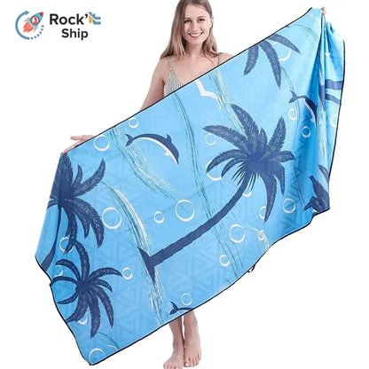 Rock'it 3-Day 30"x 60" Sublimated Sand Proof Beach Towel