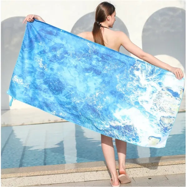Rock'it 3-Day 30"x 60" Sublimated Sand Proof Beach Towel