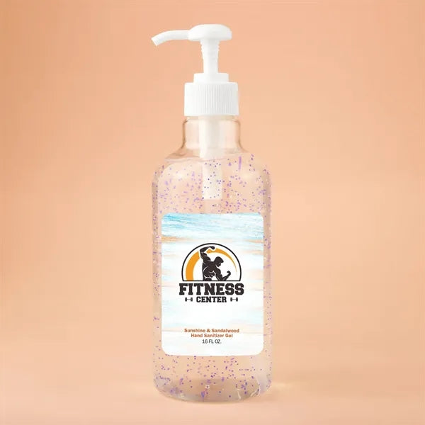 16 oz Hand Sanitizer Gel with Moisturizing Beads