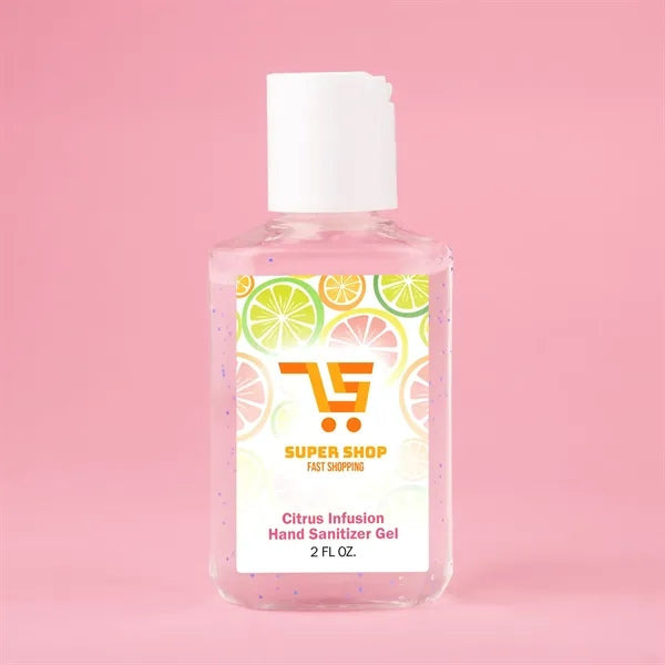 2 oz Travel Hand Sanitizer Gel with Moisturizing Beads