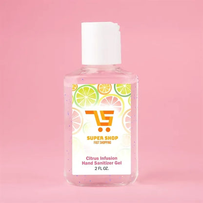 2 oz Travel Hand Sanitizer Gel with Moisturizing Beads