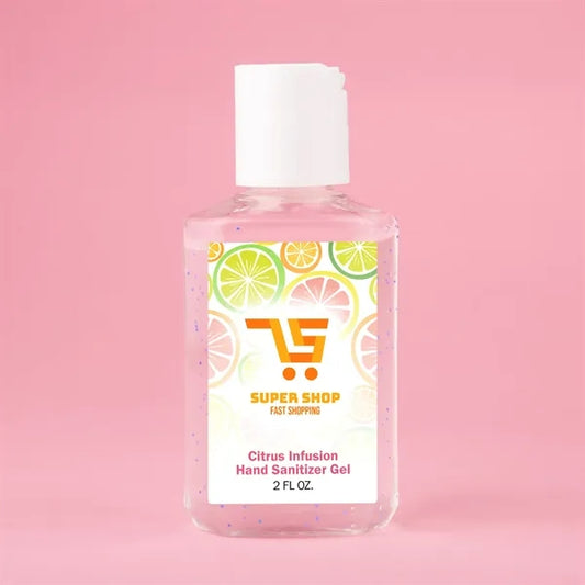 2 oz Travel Hand Sanitizer Gel with Moisturizing Beads