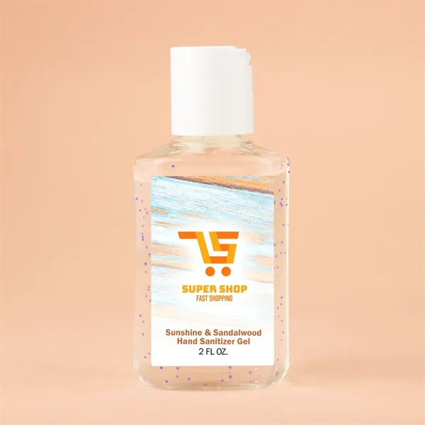 2 oz Travel Hand Sanitizer Gel with Moisturizing Beads