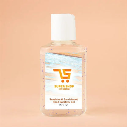 2 oz Travel Hand Sanitizer Gel with Moisturizing Beads