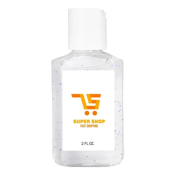 2 oz Travel Hand Sanitizer Gel with Moisturizing Beads