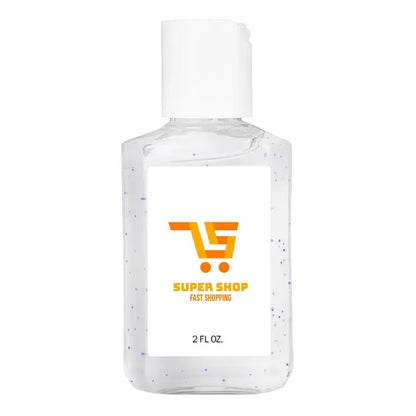2 oz Travel Hand Sanitizer Gel with Moisturizing Beads
