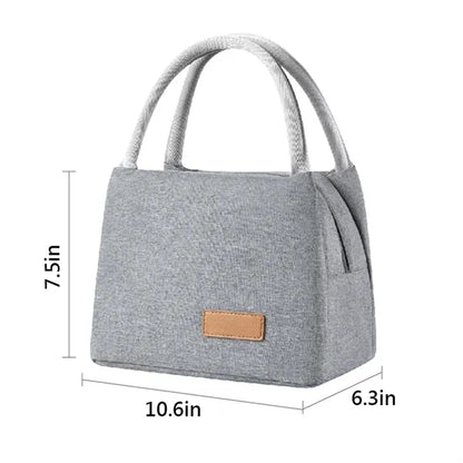 8L Leakproof Insulated Refrigerated Lunch Box Tote Bag