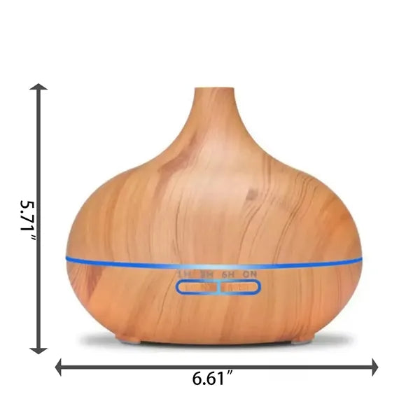 Wood Grain Aromatherapy Humidifiers Bluetooth Speaker