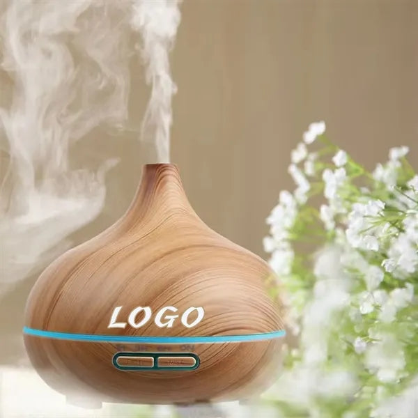 Wood Grain Aromatherapy Humidifiers Bluetooth Speaker