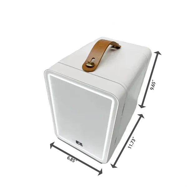 Mini Fridge With Led Mirror 4L