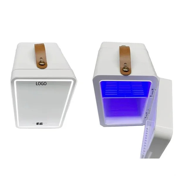 Mini Fridge With Led Mirror 4L