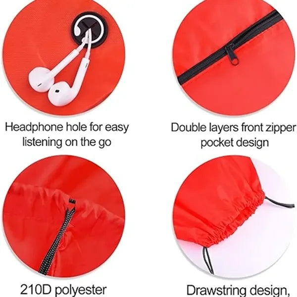 210D Drawstring Bag Basketball Organiser Fitness Backpacks