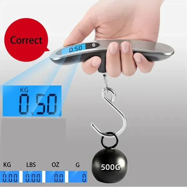 Rechargeable Portable Digital Hand Luggage Weighing Gauge