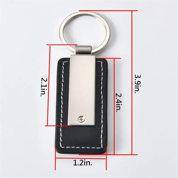 Leather Key Ring Chain Handmade Metal Custom Business