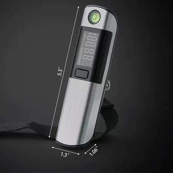 Stainless Steel Luggage Scale With Tape Measure Portable
