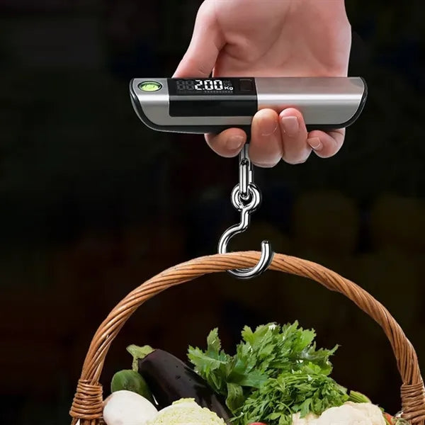 Stainless Steel Luggage Scale With Tape Measure Portable