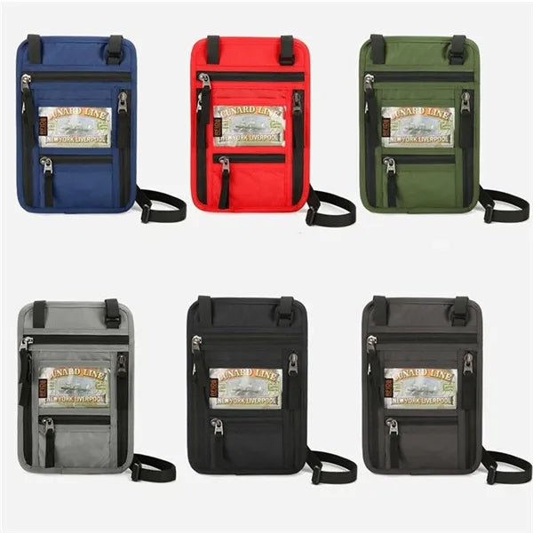 Travel Neck Wallet with RFID Blocking