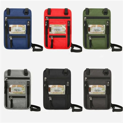 Travel Neck Wallet with RFID Blocking