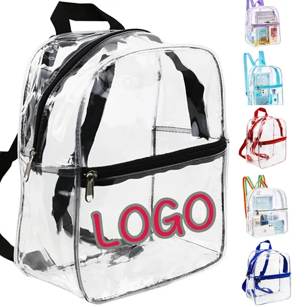 PVC Transparent Mini Backpack for Students