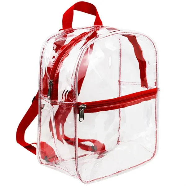 PVC Transparent Mini Backpack for Students