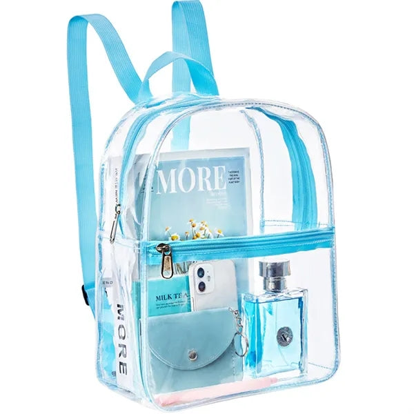 PVC Transparent Mini Backpack for Students