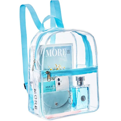 PVC Transparent Mini Backpack for Students