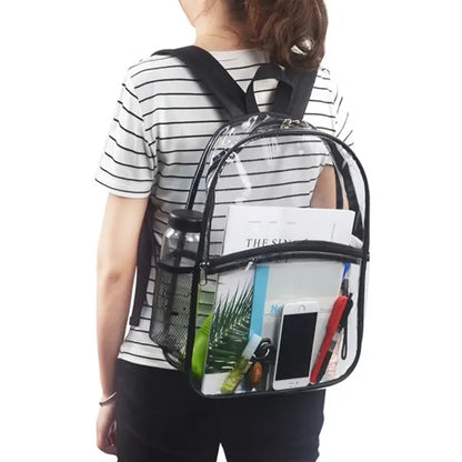 Large Capacity PVC Transparent Backpack