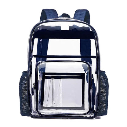 Sturdy High Capacity Transparent PVC Backpack For Student