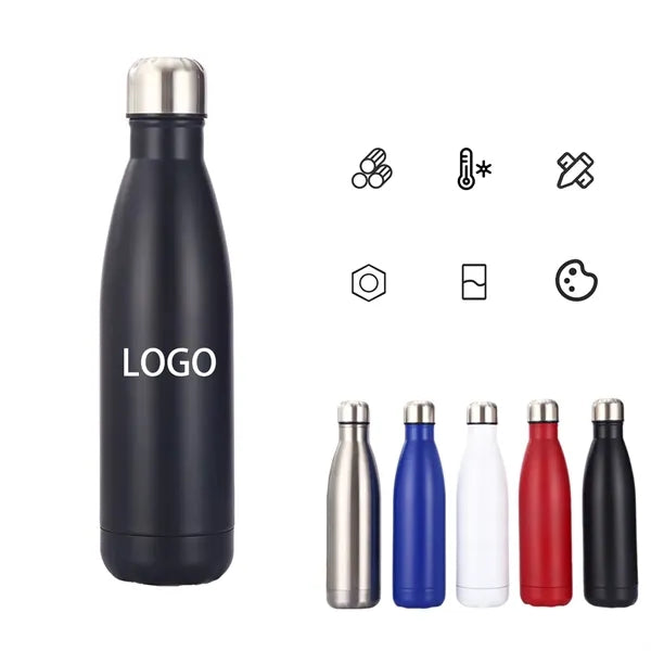 17oz. Stainless Steel Coke Bottle Thermos Cup
