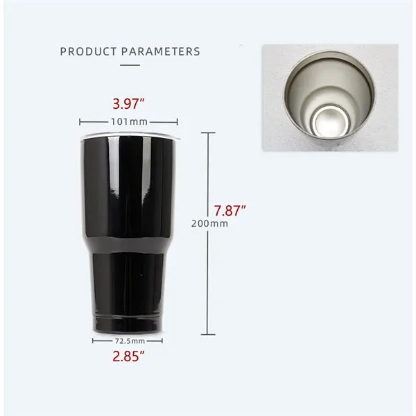 30 OZ Stainless Steel Insulated Mug With Lid