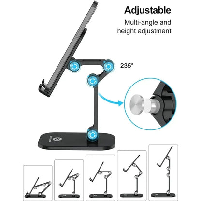 Angle Height Adjustable Cell Phone Tablet Stand