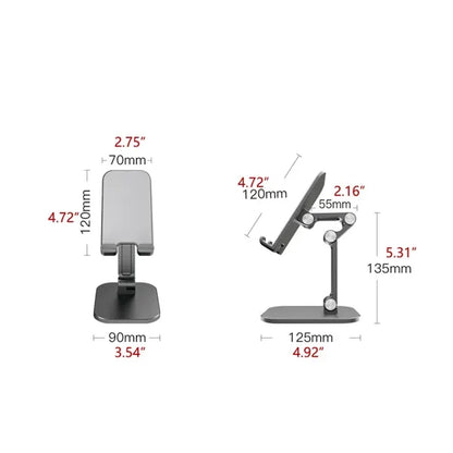 Angle Height Adjustable Cell Phone Tablet Stand