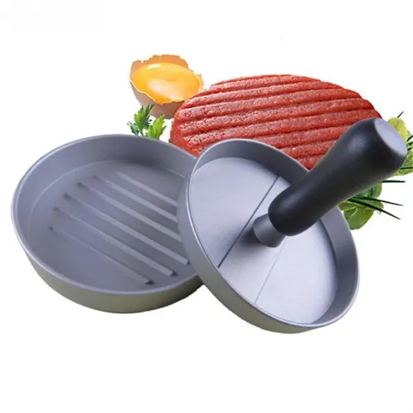Round Aluminum Hamburger Press