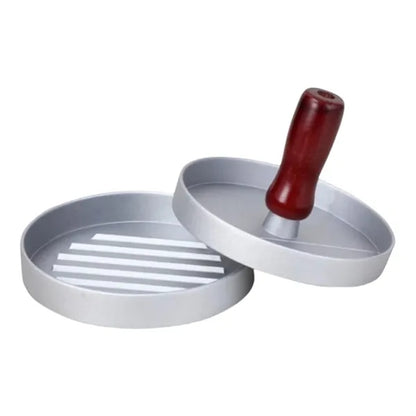 Round Aluminum Hamburger Press