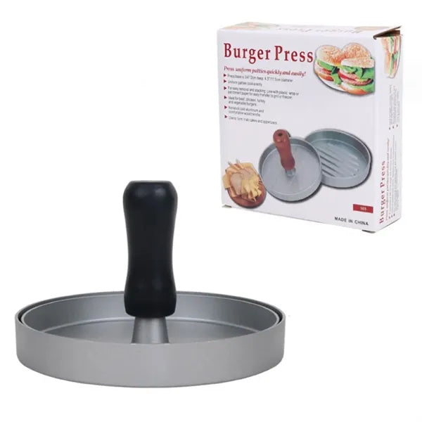 Round Aluminum Hamburger Press