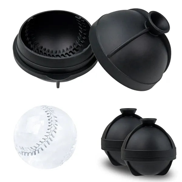 2.5" Baseball Ice Ball Cube Mold