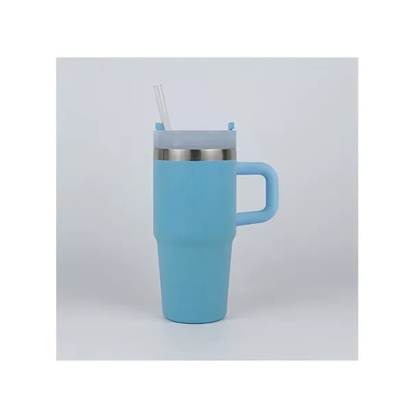 Mini Tumbler With Handle Insulated Cup With Lid And Straw