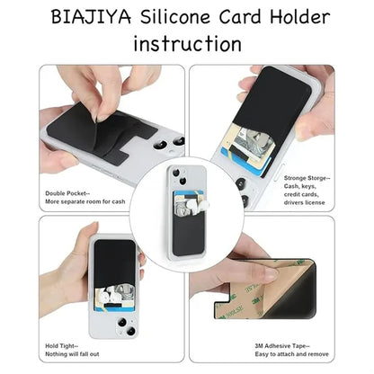 Phone Stick on Double Wallet