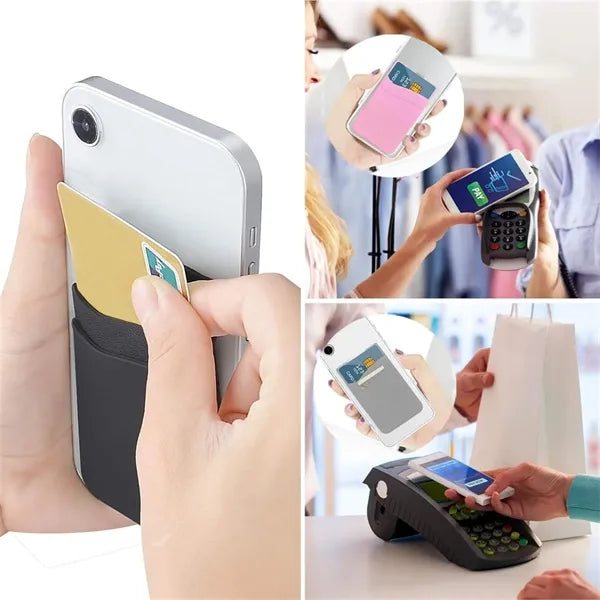 Phone Stick on Double Wallet