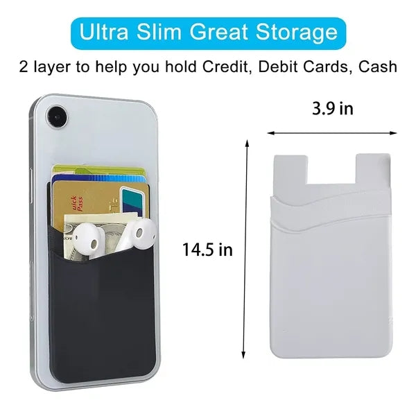 Phone Stick on Double Wallet