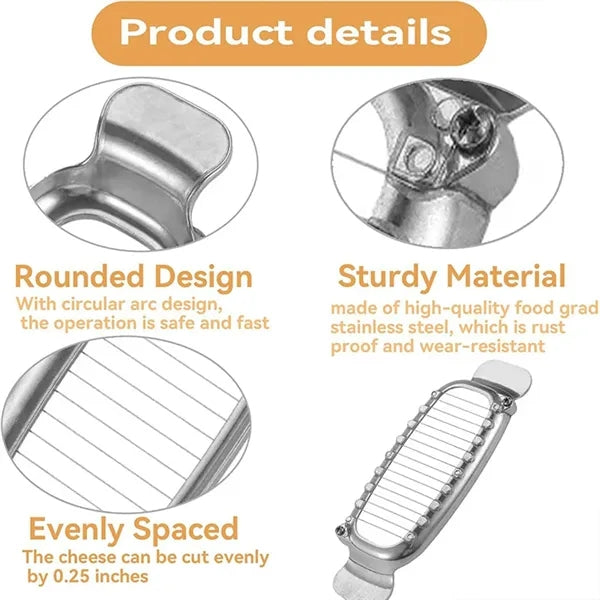 Stainless Steel Cheese and Butter Slicer