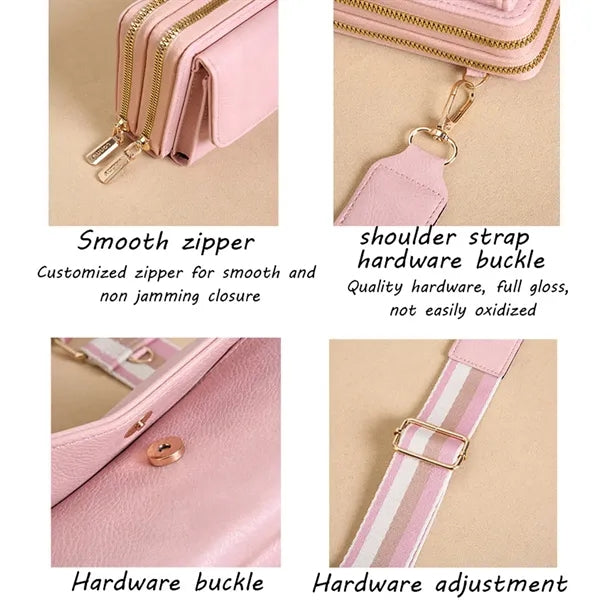 Leather Multi-Function Crossbody Bag Set