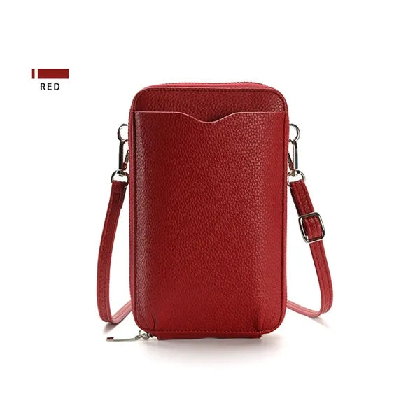 Leather Crossbody Phone Pouch