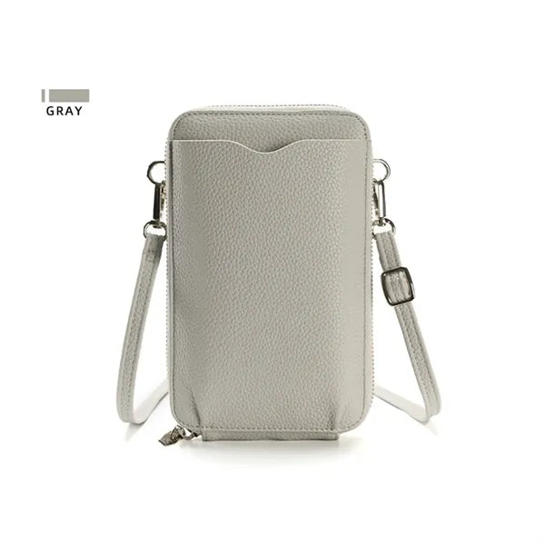 Leather Crossbody Phone Pouch