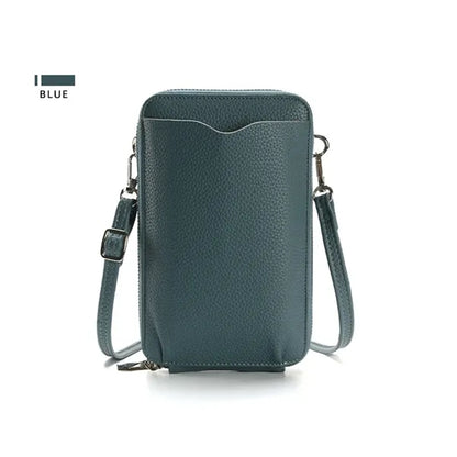Leather Crossbody Phone Pouch